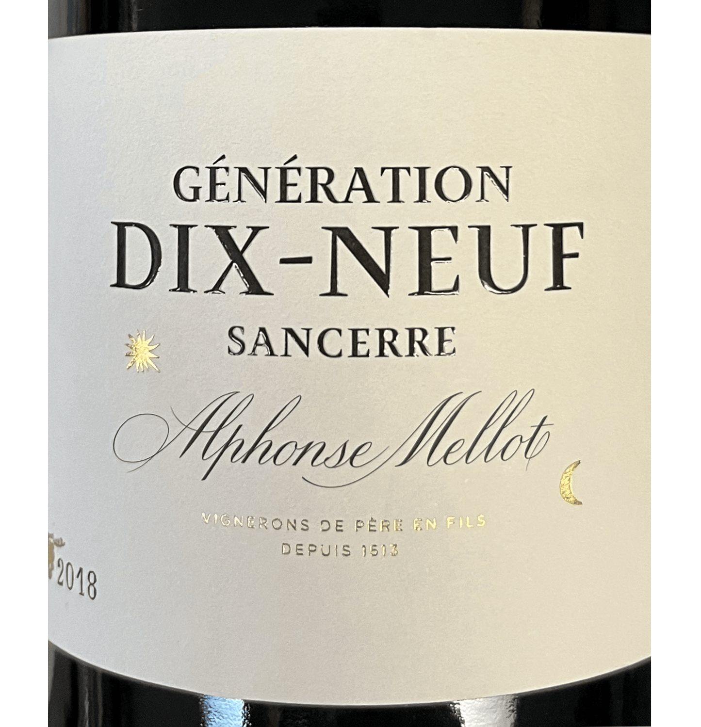 2018 Alphonse Mellot Generation XIX Sancerre