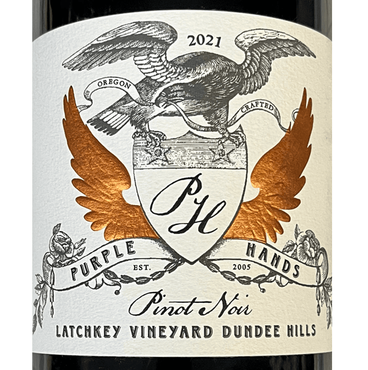 #105 - 2021 Purple Hands Latchey Vineyard Pinot Noir