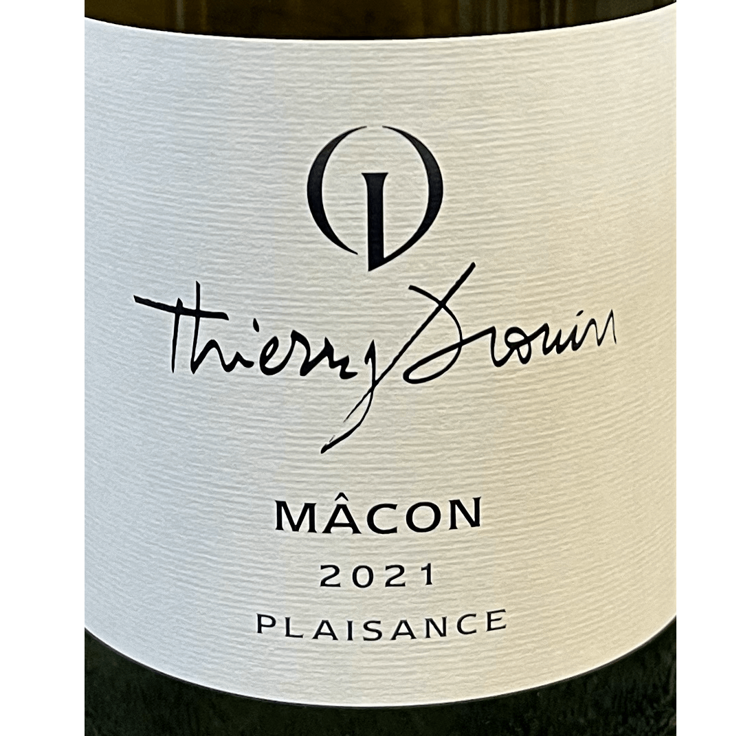 2021 Domaine Thierry Drouin Macon Plaisance Burgundy - White