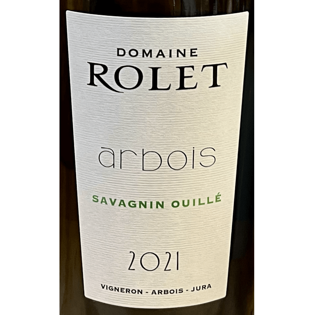 2021 Domaine Rolet Arbois Nature Ouille Savagnin - White