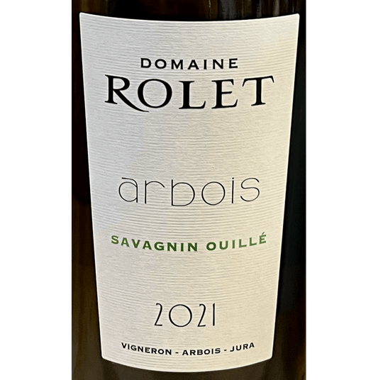 2021 Domaine Rolet Arbois Nature Ouille Savagnin - White