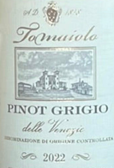 Tomaiolo Pinot Grigio 375ml