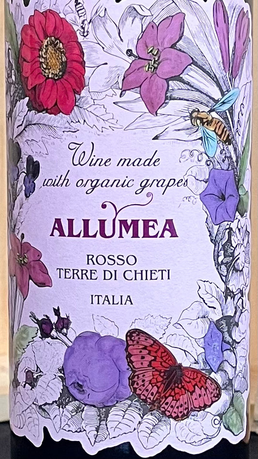 2021 - Allumea Organic Rosso Terre di Chieti   Montepulciano d’Abruzzo.