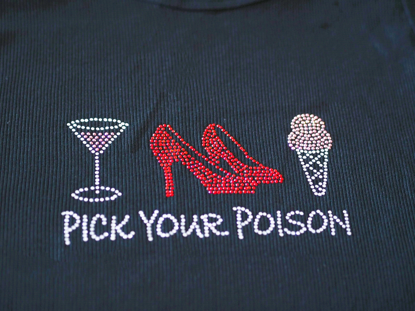 Rhinestone Tank Top - Pick your poison