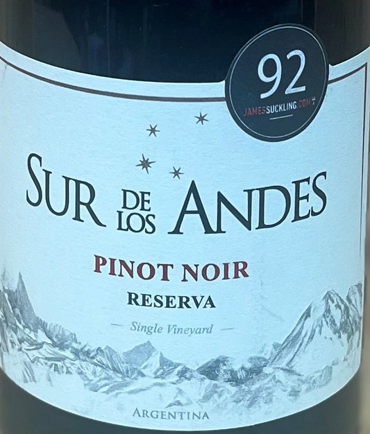 2020 Sur De Los Andes Pinot Noir Reserva