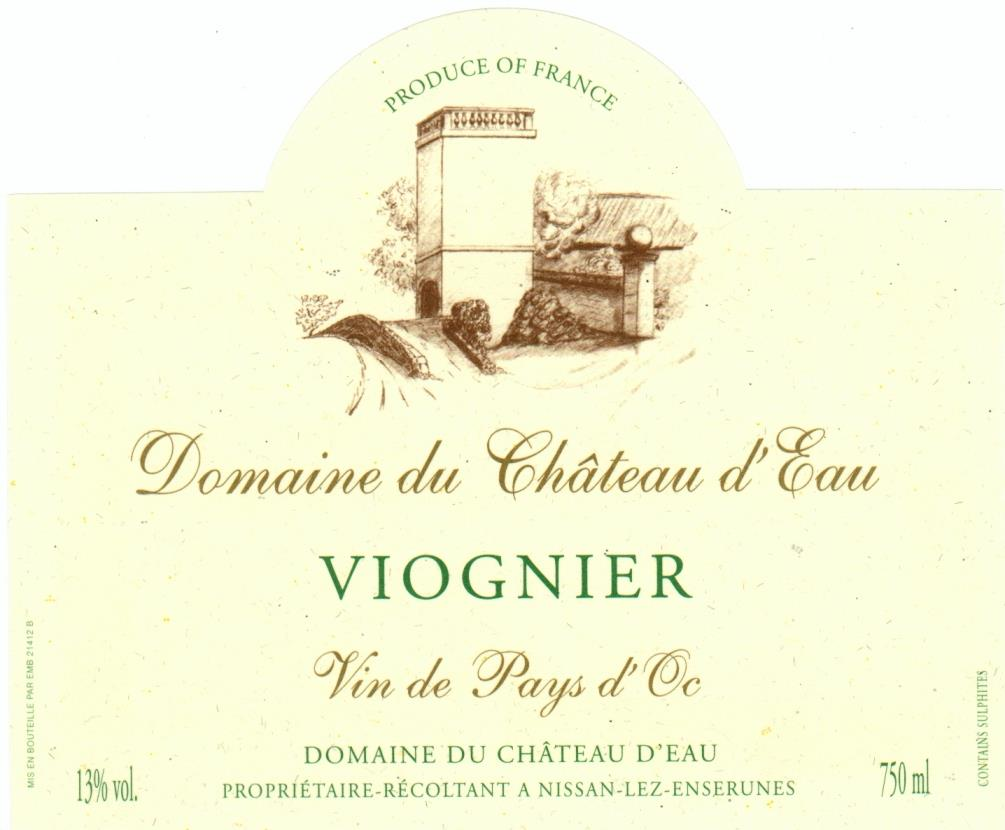 2021 Domaine Du Chateau D'eau Viognier