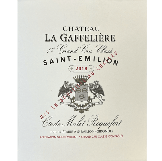 #110 - 2018 Chateau La Gaffeliere St. Emilion Grand Cru