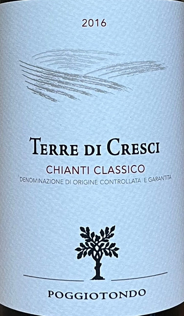 2016   Terre Di Cresci Chianti Classico Poggiotondo DOCG