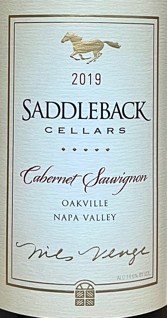 2019 - Saddleback Oakville  Cabernet Sauvignon