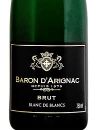 NV  Baron D'Arignac, Blanc de Blancs Brut Sparkling